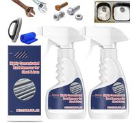HOPASRISEE Dissolvant De Rouille Haute Performance pour Métal, 120ml Destructeur De Rouille, Highly Concentrated Steel Rust Remover, Métal | Action Rapide | Contient du Borax (2PC)