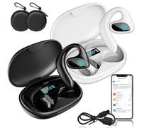 HOPASRISEE Meacode AI Translation Earbuds, 3 in 1 Bluetooth AI Translation Earbuds Real Time with 156, Noise Canceling, 30h Battery, Open-Ear Design, for Business, Learning & Travel (Mix)