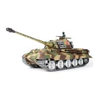 HOPBLOCK 1:16 Char RC, 2.4G Télécommandé Simulation de Char Henschel Tiger King, RC Tank Véhicule Militaire Réservoir Télécommandé avec Lumières et Sons