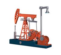 HOPBLOCK Kit de construction de moteur, unité de pompage 3D DIY Équipement de travail pour champs pétrolifères, jouets d'expérimentation physique pour adultes - 219 pièces