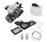 HOPBLOCK Moteur à combustion interne modèle ST-NF2 7.0cc + fiche de type F + réservoir de carburant + conduite d'huile + module de courant d'allumage