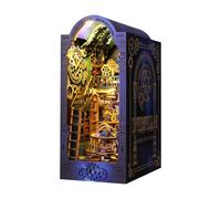 HOPBLOCK Puzzle 3D en bois - Mini serrure - À monter soi-même - Exploration astronomique - Serre-livres - Modèles en bois - Kit de construction 3D - Pour adultes (version kit de montage/365 pièces)