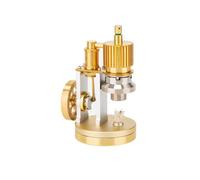 HOPBLOCK Stirling Engine Moteur miniature Piston libre Air chaud Modèle de moteur Stirling Moteur à combustion externe Kit de construction Modèle physique Jouet éducatif