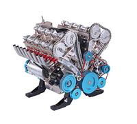 HOPBLOCK V8 Kit de construction de moteur, 1:3 V8, 8 cylindres, en métal, moteur à combustion interne, modélisme, pour les amateurs de technologie, expérience de bricolage pour adultes - 500