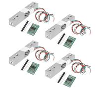 Hopbucan Capteur de poids numérique - 4 jeux de cellules de pesée - 5 kg - HX711 AD - Module d'amplificateur de pesée - Capteur de pression Ar Duino