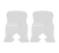 Hopbucan Lot de 2 supports en silicone sculptés pour livre de prière musulmane