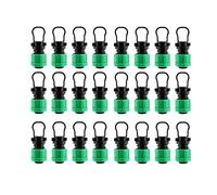 Hopbucan Lot de 24 bouchons d'extrémité pour tuyau de baisse, bouchon d'extrémité universel de 1/2 pouce, raccord pour irrigateur de tuyau avec ruban goutte à goutte de 16 mm