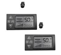 Hopbucan Vélo Électrique S861 Écran LCD 6 Broches pour 24 V 36 V 48 V Ebike Contrôle Manuel Compteur de Vitesse Connecteur Étanche