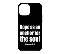 Hope As an Anchor Hebrews 6 19 Verse biblique Coque pour iPhone 12 Mini