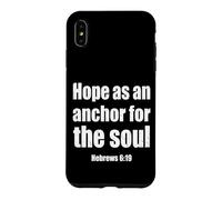 Hope As an Anchor Hebrews 6 19 Verse biblique Coque pour iPhone XS Max