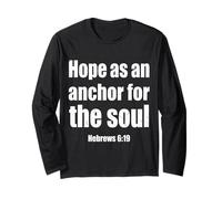 Hope As an Anchor Hebrews 6 19 Verse biblique Manche Longue