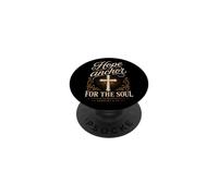 Hope As an Anchor Hebrews 6 19 Verse biblique PopSockets PopGrip Adhésif