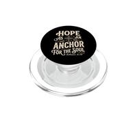 Hope As an Anchor Hebrews 6 19 Verse biblique PopSockets PopGrip pour MagSafe