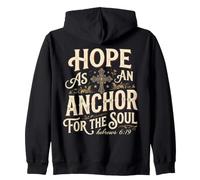 Hope As an Anchor Hebrews 6 19 Verse biblique Sweat à Capuche