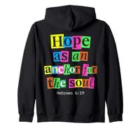 Hope As an Anchor Hebrews 6 19 Verse biblique Sweat à Capuche