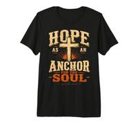 Hope As an Anchor Hebrews 6 19 Verse biblique T-Shirt Haut de Gamme