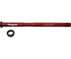 Hope Axe traversante arrière pour longueur d'essieu de 186 mm rouge