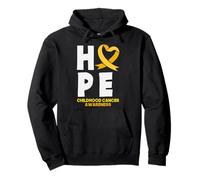 Hope Childhood Cancer Warriors Ruban doré Sensibilisation Sweat à Capuche