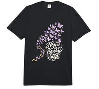 Hope in Every Step Conscience Fausse Couche Perte de Grossesse Comfort Colors Adult Heavyweight T-Shirt
