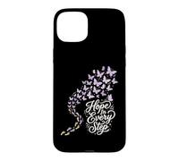 Hope in Every Step Conscience Fausse Couche Perte de Grossesse Coque pour iPhone 15 Plus