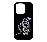 Hope in Every Step Conscience Fausse Couche Perte de Grossesse Coque pour iPhone 15 Pro