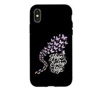 Hope in Every Step Conscience Fausse Couche Perte de Grossesse Coque pour iPhone X/XS
