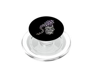 Hope in Every Step Conscience Fausse Couche Perte de Grossesse PopSockets PopGrip pour MagSafe