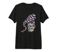 Hope in Every Step Conscience Fausse Couche Perte de Grossesse T-Shirt Haut de Gamme