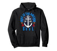 Hope is The Anchor of My Soul Inspiration Motivation des années 50 Sweat à Capuche
