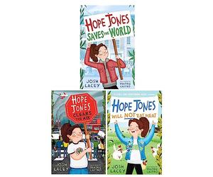 Hope Jones 3 Books Collection Set by Josh Lacey (Saves the World, Clears the Air, Will Not Eat Meat)