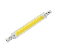 Hope lamps R7S 5W (remplacement halogène de 50 watts) 220V LED 78mm verre haute luminosité COB double fin lumière d'insertion horizontale lumière 500LM 5W-220V Blanc naturel