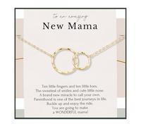 HOPE LOVE SHINE Collier cadeau pour future maman - Cadeau de première maman pour future mère - Cadeau de grossesse pour les mamans pour la première fois - Bijoux pour nouvelle maman - Cadeau pour