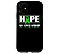 Hope Lyme Disease - Ruban Vert Sensibilisation à la maladie de Lyme Coque pour iPhone 11