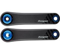Hope Manivelle en carbone de 73 mm de large bleue