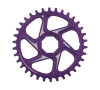 Hope Plateau E-Bike sans araignée à montage direct R22 pour Brose violet 34 Zähne
