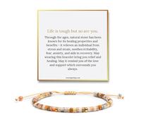 Hope Rings - Bracelet « Life Is Tough But So Are You » - Bracelets inspirants pour femmes - Cadeau solide pour femme - Bijoux inspirants pour femmes - Cadeaux pour femme