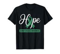 Hope Ruban Vert pour Le Mois de Sensibilisation aux Maladies rénales T-Shirt
