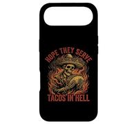 Hope They Serve Tacos in Hell Squelette Sombrero Funny Coque pour iPhone Air