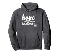 Hope Will Never Be Silent - Citation Rainbow Proud March Unity Sweat à Capuche