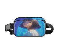 Hopeful - Sac à bandoulière élégant bleu latina pour femmes, hommes, adolescents, sac à bandoulière résistant à l'eau avec sangle réglable pour cyclisme, randonnée, gym, femmes latines espoir, bleu