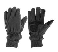 HOPESPANNER Gants De Cyclisme Pleine Main pour Hommes Gants De Moto pour Escalade Motocyclisme Cyclisme Double Polaire Taille Unique Gris
