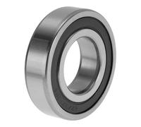 HOPESPANNER Roulements à billes 62/32 2RS à rainure profonde - 3,2 cm ID 6,5 cm OD 1,7 cm W P4 - Double joint en caoutchouc lubrifié - Ton argenté - Noir