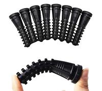 HopeU5 50 pcs Canard Plumeuse Volaille Doigt Plumeuse Volaille Plumer Les Doigts Bâton d'enlèvement De Plumes de Cheveux de Remplacement ( Noir )