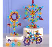 HOPEYHFM Blocs de Jouets de Construction pour Enfants, en Blocs de Plastique Solide à Emboîtement, l'Apprentissage de la Construction Éducative Ensemble pour Les Garçons et Les Filles (40)
