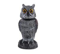 Hopeyhfm Chouette Épouvantail, Leurre de Hibou avec tête rotative, Effaroucheur Oiseaux, Statue de Hibou l'extérieur, contrôle des Oiseaux et Protection dissuasif pour Le Jardin en Plein air (Style 2)