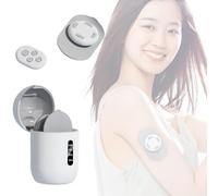 Hopeyhfm Électrique Masseur d'épaule Cervical, 5 Modes et 16 Forces Mini Masseur, Neurostimulateur Musculaire avec Télécommande, pour Soulager les Douleurs du Dos Masseur de Cou Électrique