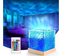 HOPEYHFM Projecteur Ciel Étoilé,Projecteur Galaxy,Projecteur de Galaxie pour Chambre Décorer,Avec Télécommande, Aurore d'Onde d'Eau, Veilleuse Lampe Ambiance Cadeau Ado Fille (Style 1)