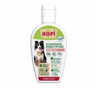 HOPI Shampooing Démêlant Anti Puces Chat et Chien 250 ml - Protection Antiparasitaire efficace - Fabriqué en France