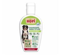 HOPI Shampooing tous Pelages Anti Puces Chat et Chien 250 ml - Protection Antiparasitaire - Extraits de Plantes - Fabriqué en