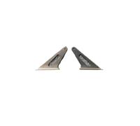Hoping Klaxon de Commande Compatible avec l'avion RC F3A UAV, Avion Dur, Bras de gouvernail, modèle de Liaison, Accessoires de Servo(Silver 1Pair)
